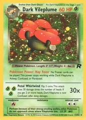 Dark Vileplume - 13/82 - Holo Rare - Unlimited Edition